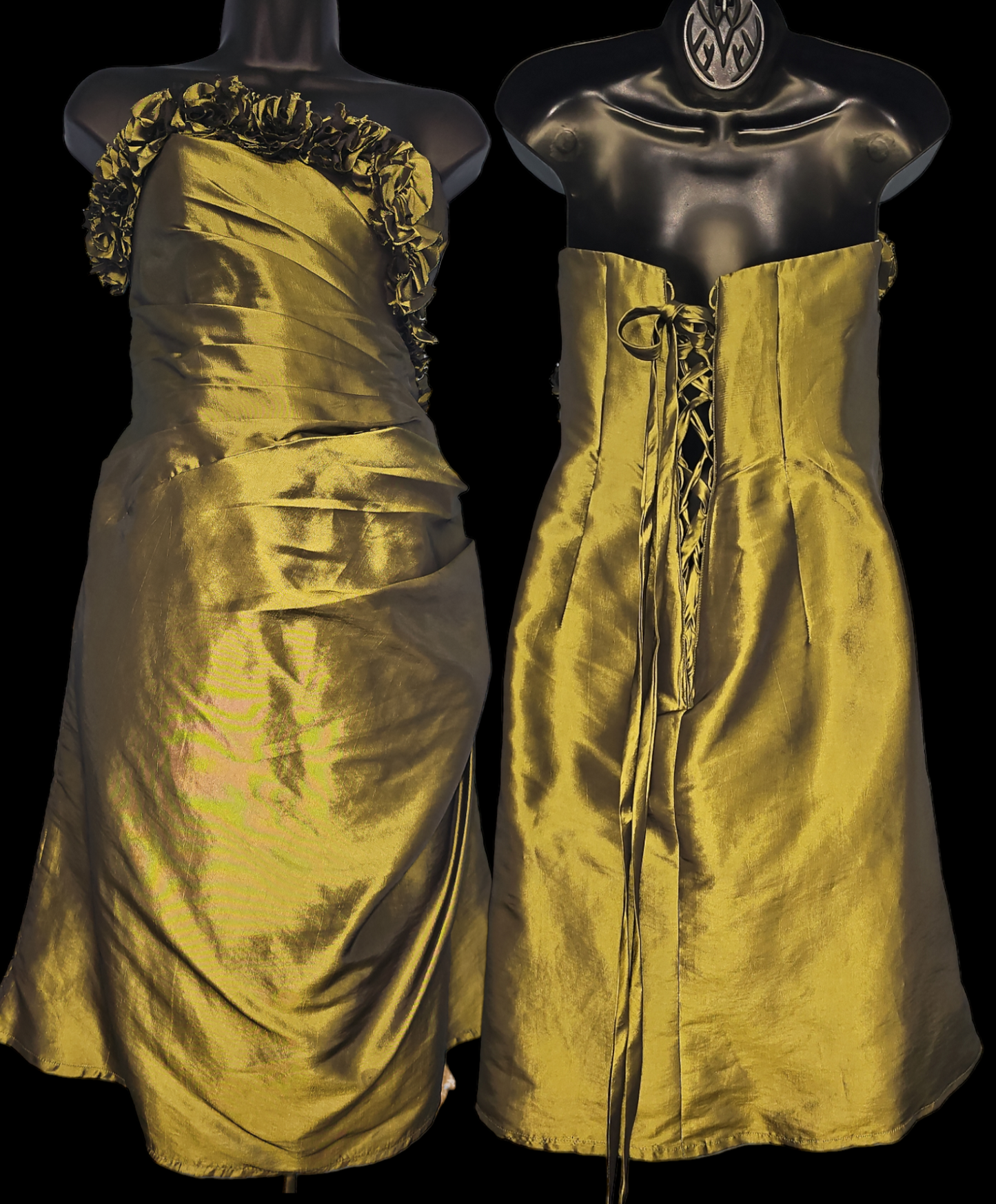 Iridescent Green Corset