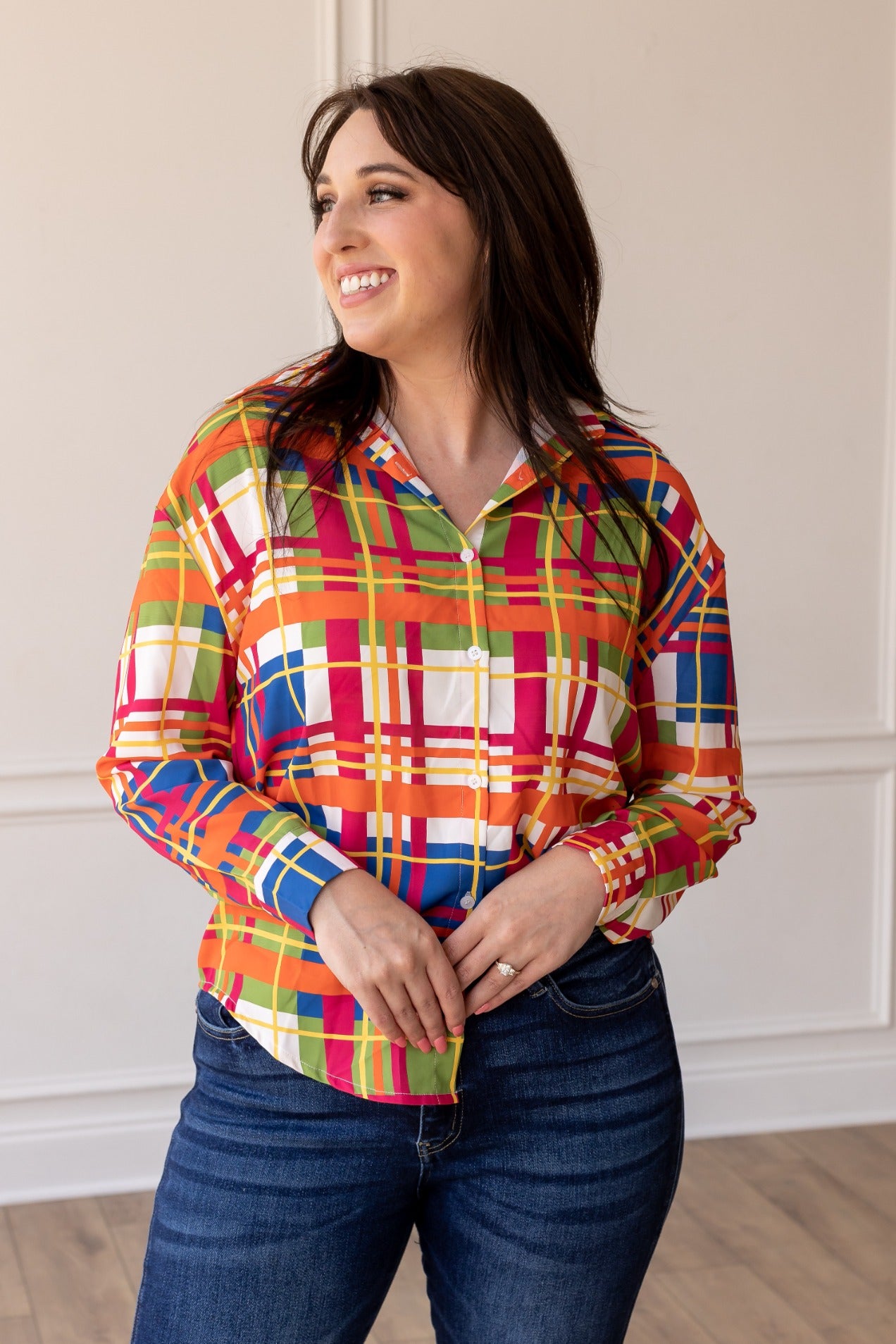 Here for the party Plaid