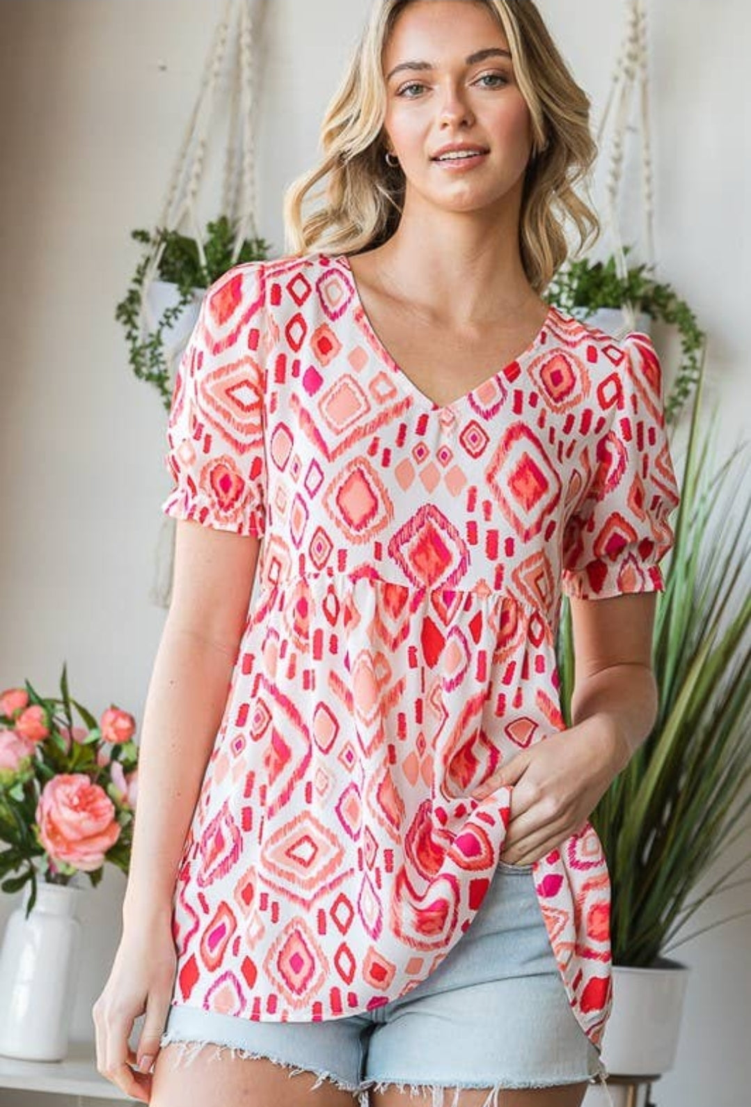 Coral Babydoll
