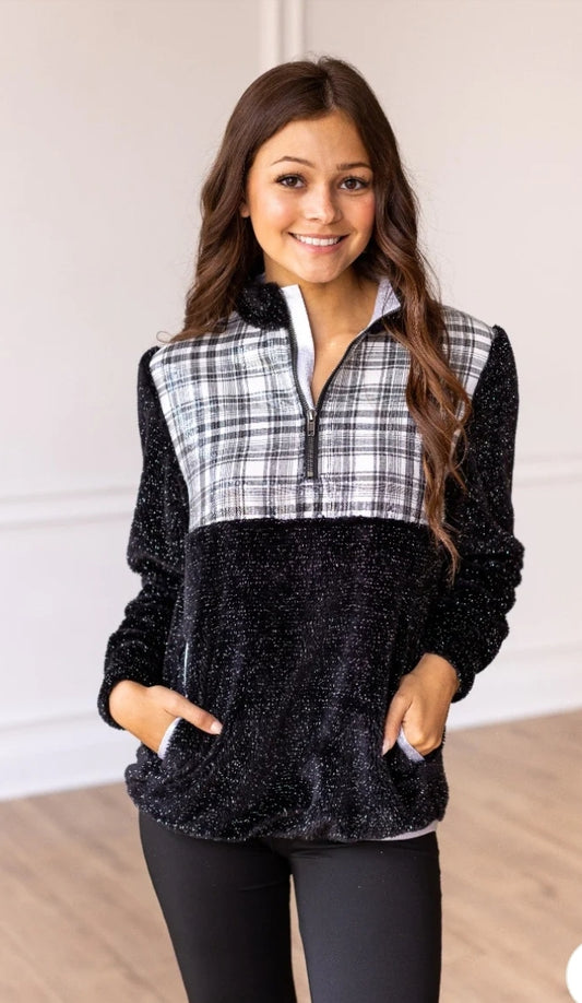 Gingham Sherpa