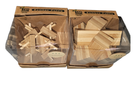 3D Bamboo Puzzles