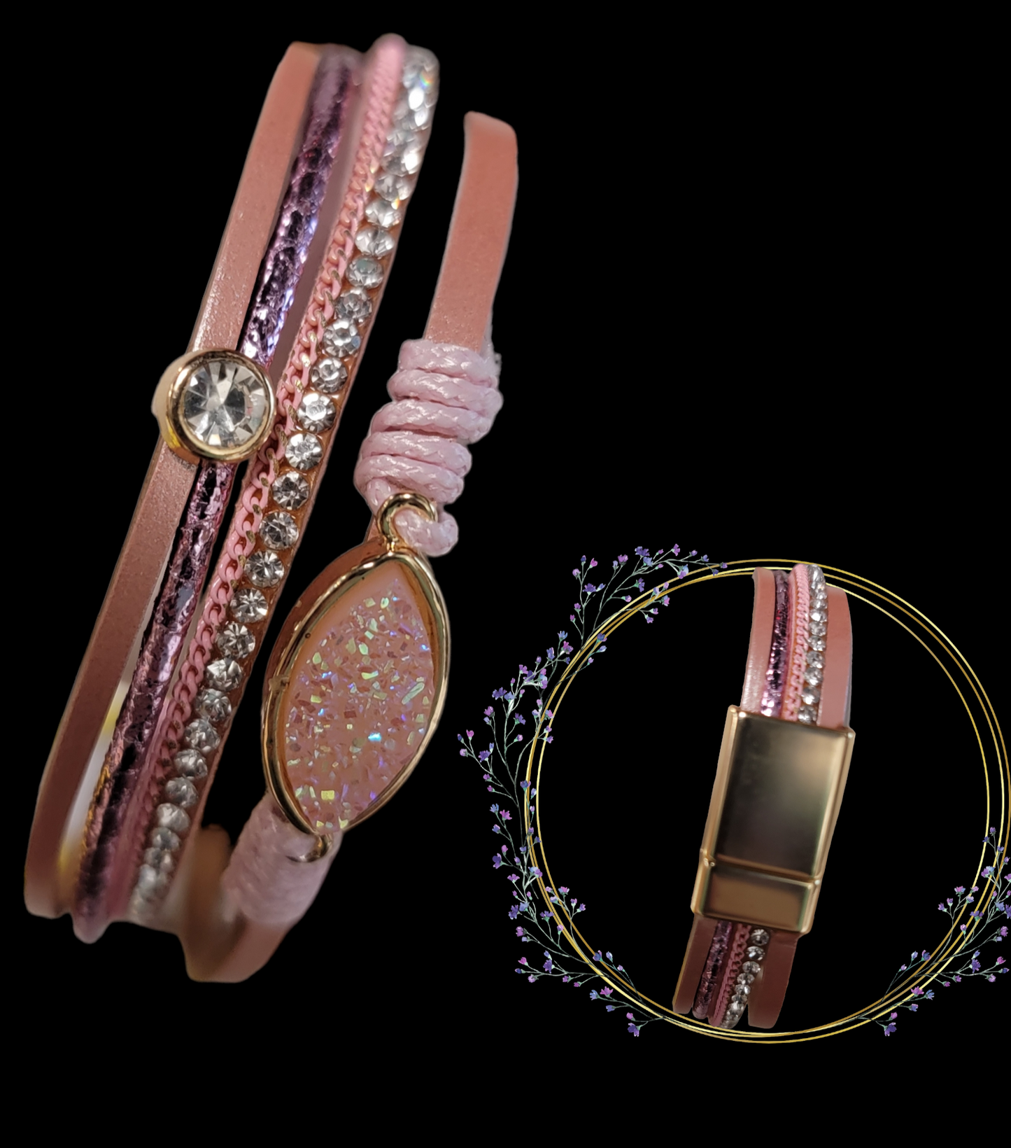 Pink Dimond Bracelet