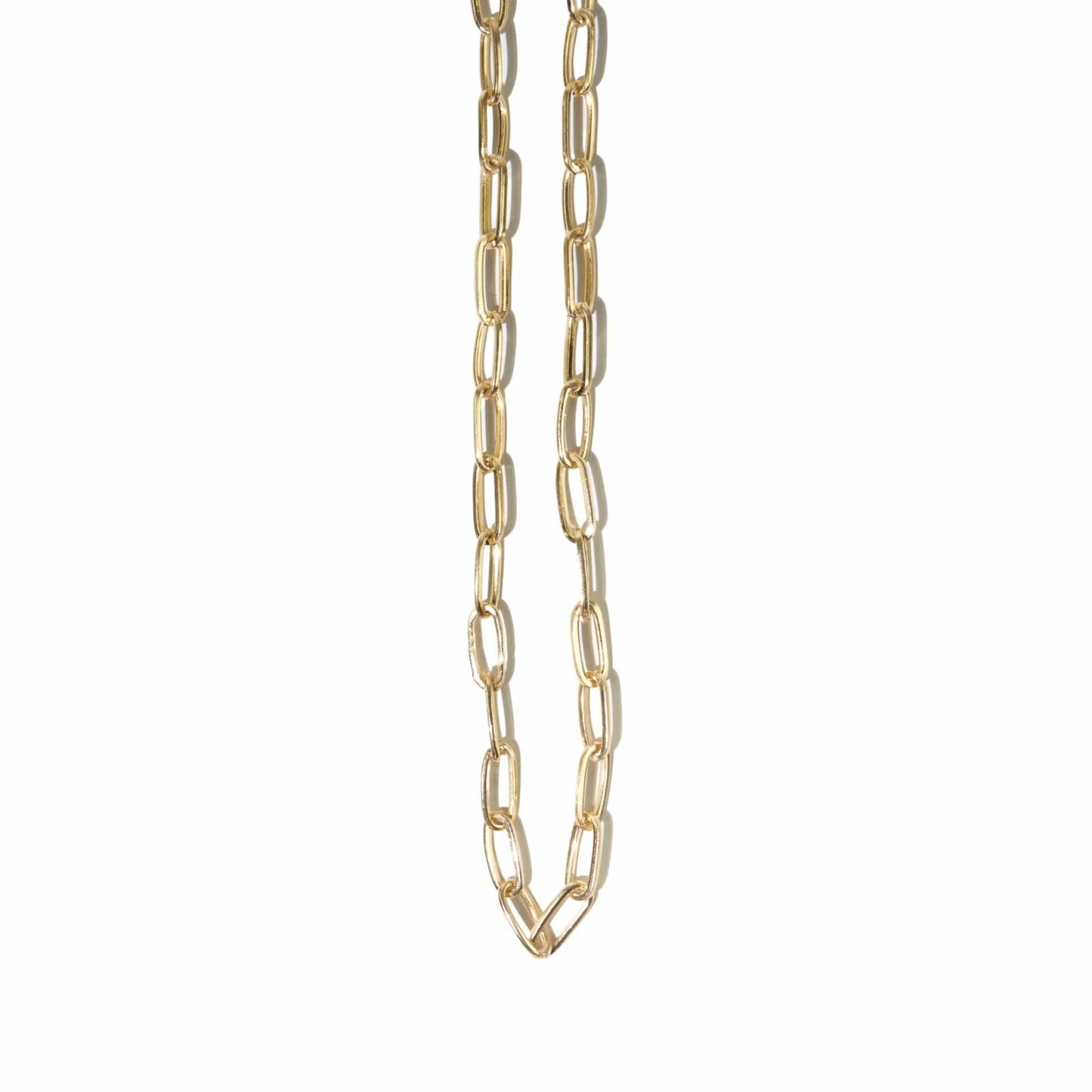 Brass Paperchain Necklace